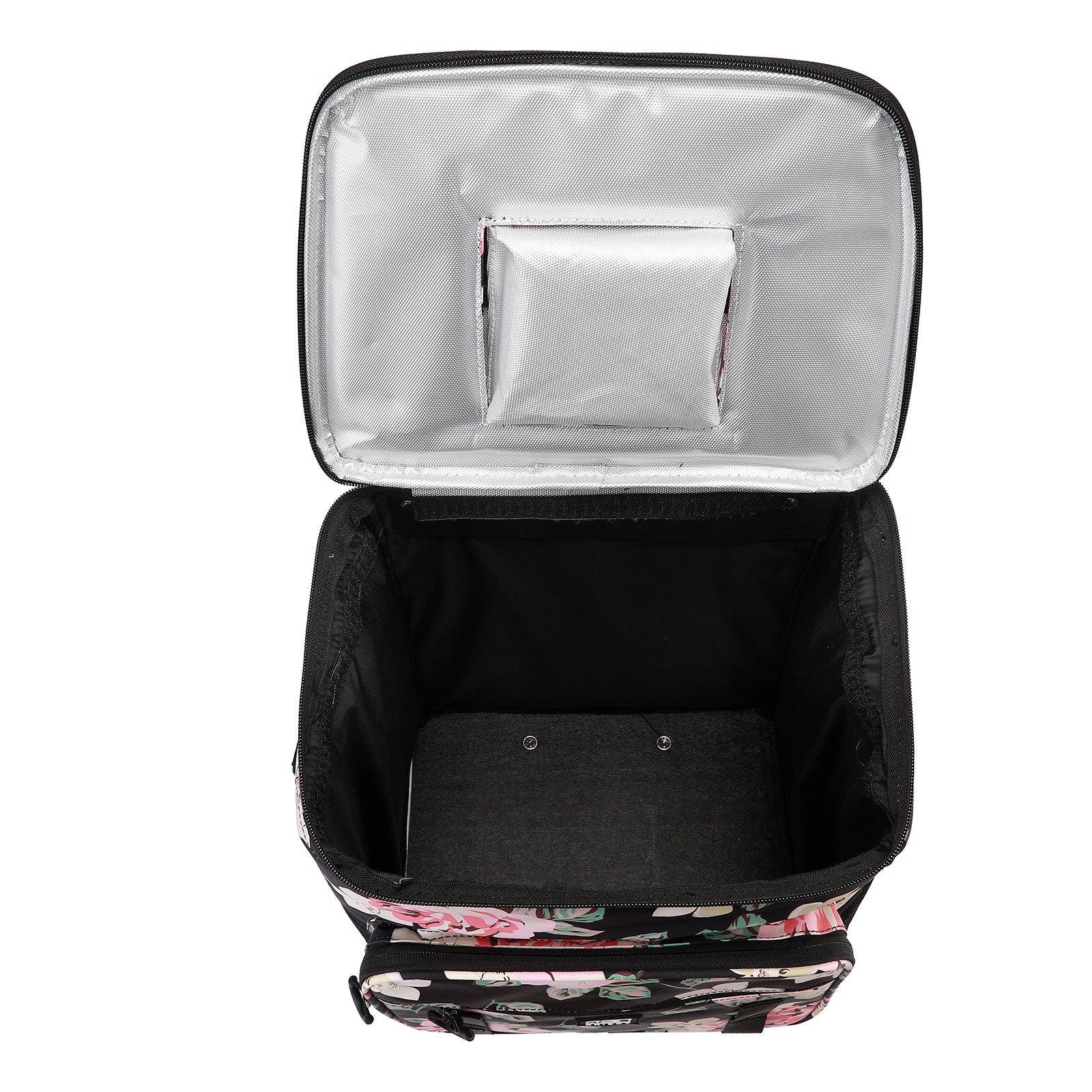 Brisby Boodschappentrolley 32L dark flower - incl. koelvak, koelelementen