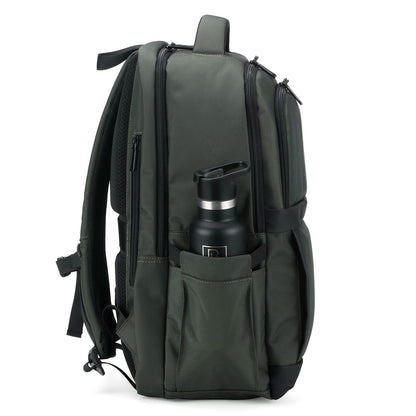 Brisby Rugzak Pro 2 – Laptoprugzak tot 15,7 inch voor Werk, School en Reizen – Waterafstotend – Met Tabletvak, Antidiefstalvak en Trolleysleeve – Groen
