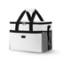 Koeltas 30L wit - Lunchtas - opvouwbaar - 4-laags geïsoleerd - incl. 4 gratis koelelementen en draagband