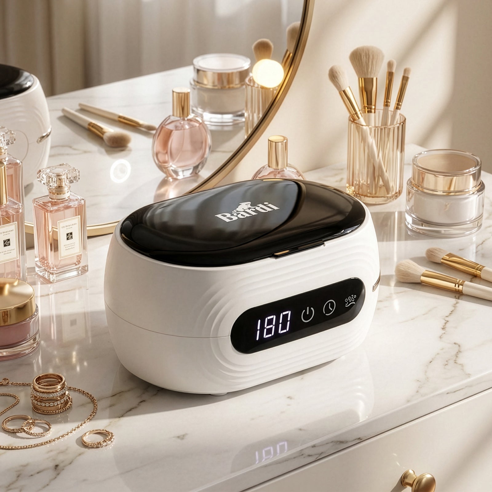 Bardi Ultrasoon reiniger 660ml - Incl. mandje en rek