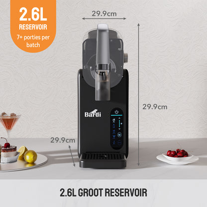 Bardi Slush Hero Slushpuppy Machine 2,6L - ArcticCool compressor - fluisterstil 40 dB