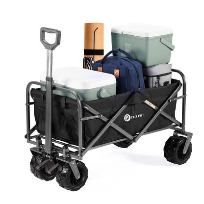 Packaway Bolderkar XL 80kg zwart - opvouwbaar - heavy duty - wasbaar