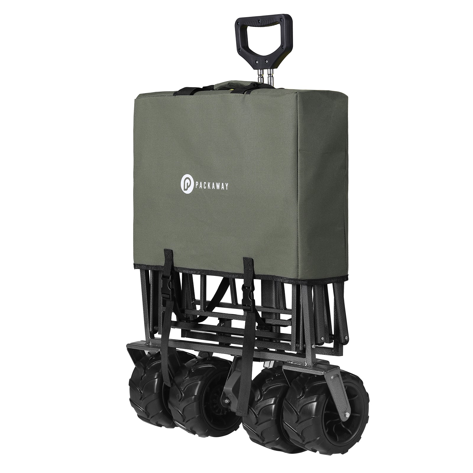 Packaway Bolderkar XL 80kg groen - opvouwbaar - heavy duty - wasbaar