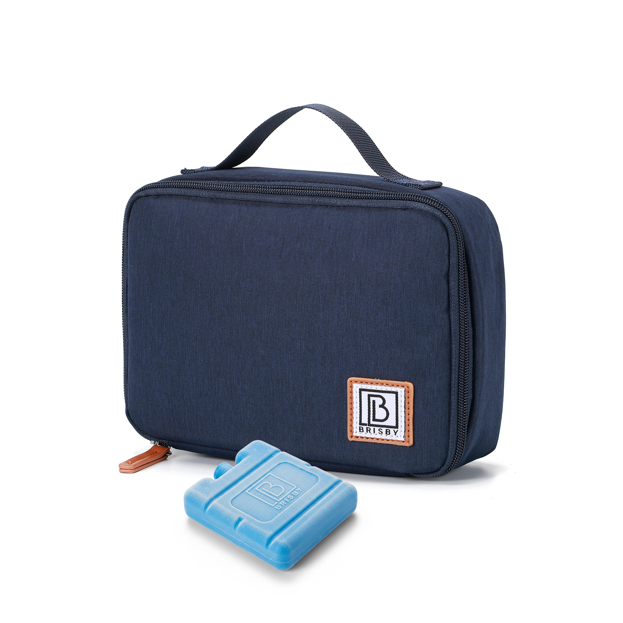 Koeltas 2,5L blauw - 4-laags geïsoleerd - gratis koelelement