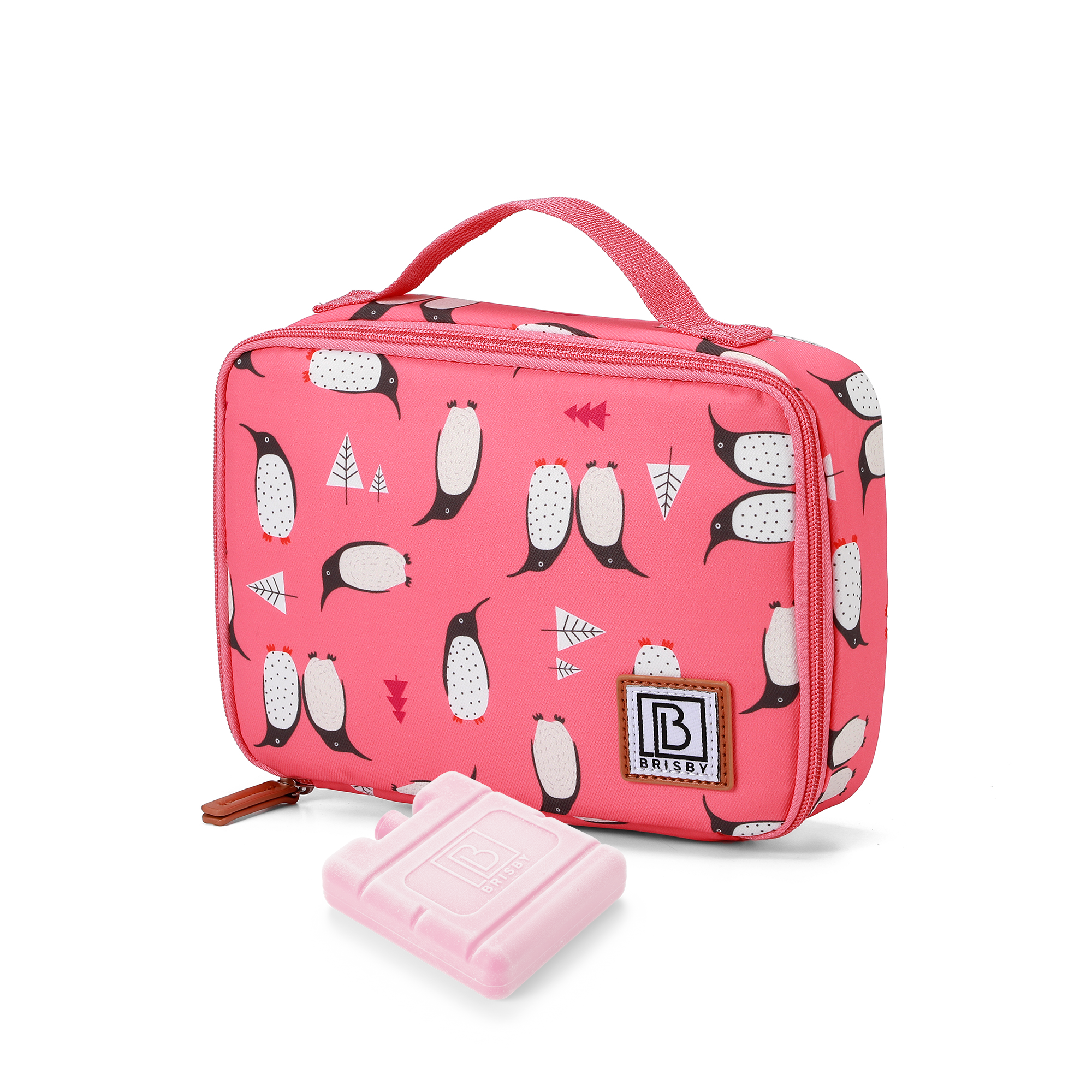 Koeltas 2,5L pinguïn - 4-laags geïsoleerd - gratis koelelement