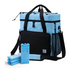 Cooler bag 40L black/blue - Lunch bag - 4-layer insulated - 6 free cooling elements - incl. shoulder strap