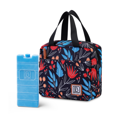Cooler bag 4L night flower - 4-layer insulated - free cooling element