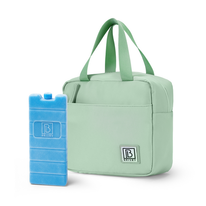 Brisby Koeltas 4L smooth green - incl. koelelement
