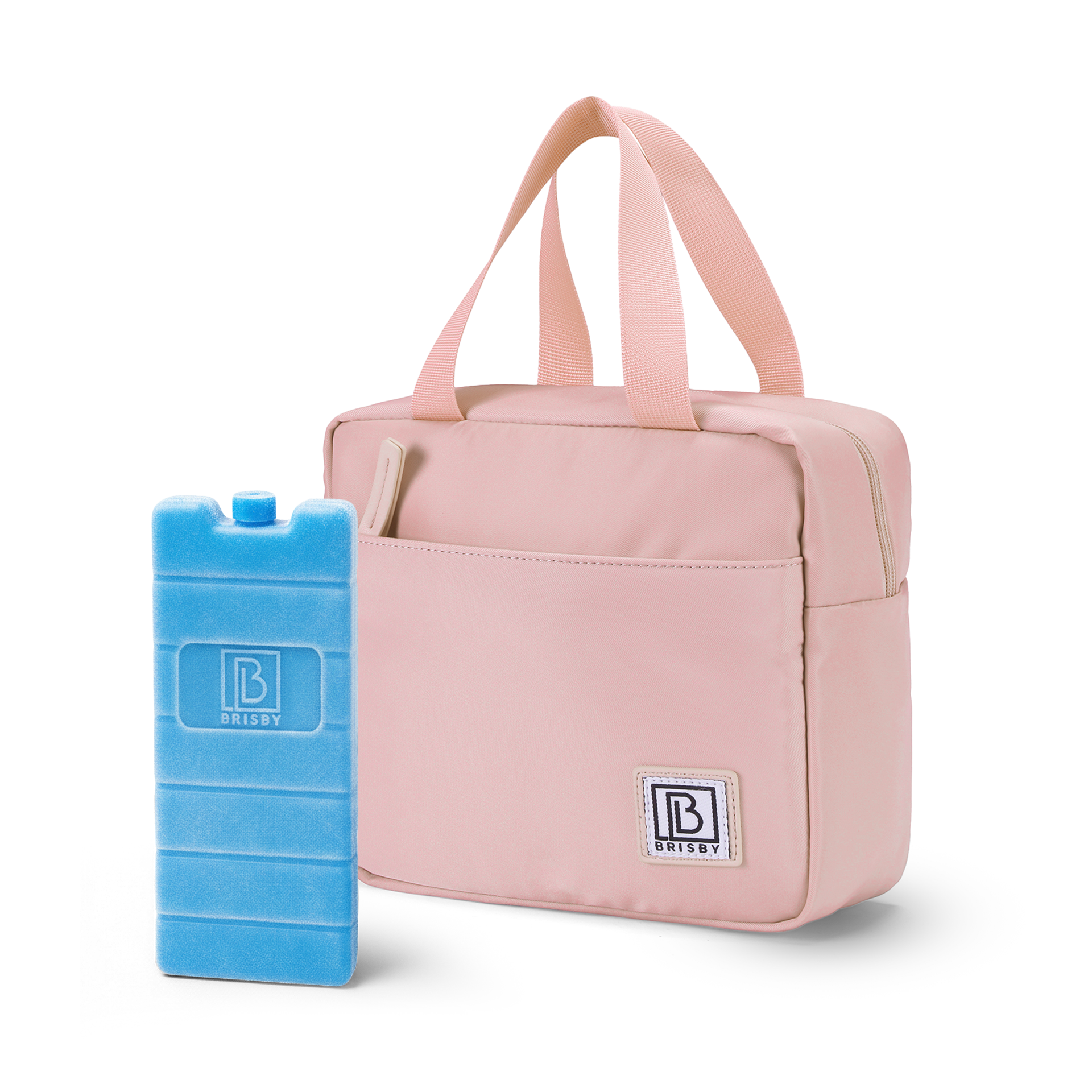 Brisby Koeltas 4L smooth pink - incl. koelelement