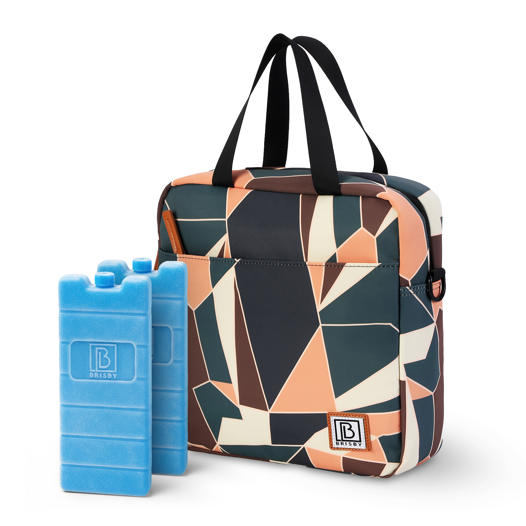 Brisby 4 Layer Insulated Cooler Bag - Lunch Bag 7 Litre - Abstract Colours