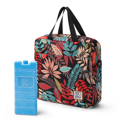 Brisby Koeltas 7L jungle - incl. 2 koelelementen, schouderband