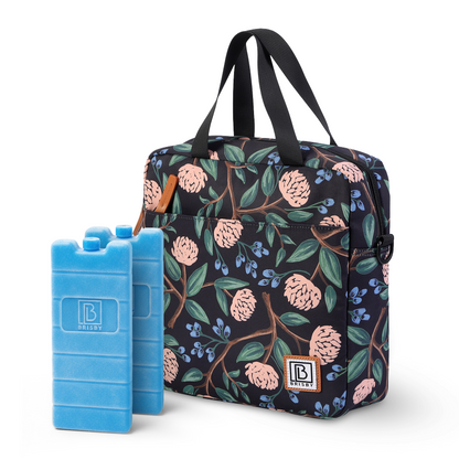 Brisby 4 Layer Insulated Cooler Bag - Lunch Bag 7 Liter - Passion Flower