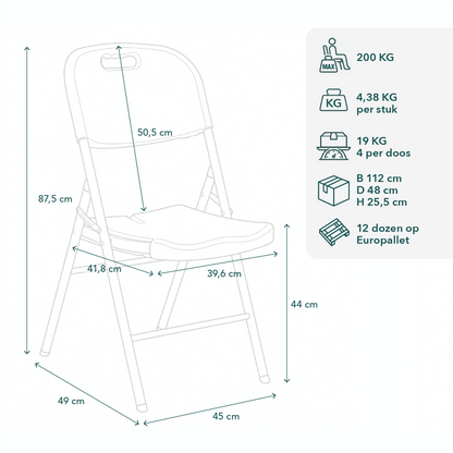 Bardi 4 Piece Folding Chair Set – Folding Chair Set Heavy Duty, Weather Resistant 47 x 54 x 87 cm. – Rattan