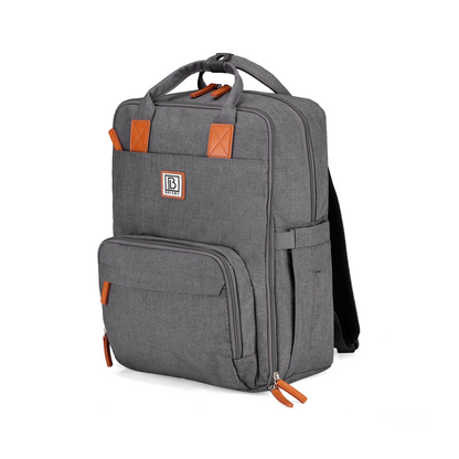 Brisby Rugtas unisex LTO donkergrijs - waterafstotend - laptopvak - handbagage