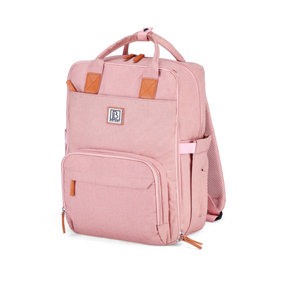 Original durable diaper bag pink - nursing bag - incl. buggy assembly and changing mat