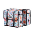 Packaway Dubbele Fietstassen 36L Pastel Blossom - waterdicht - reflectie