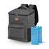 Packaway Koeltas rugzak 25L grijs - incl. 2  koelelementen, flessenopener