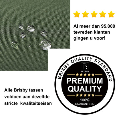 Brisby 4 Laags Geïsoleerde Koeltas - Lunchtas 2.5 liter - Groen