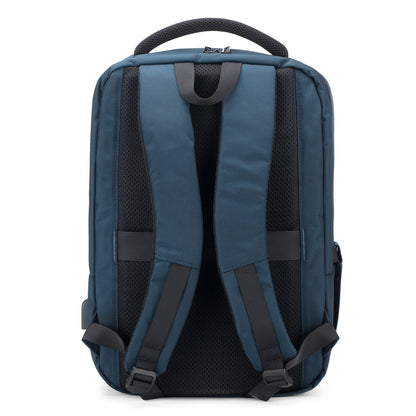 Brisby Rugzak Pro 1 – Laptoprugzak tot 15,7 inch voor Werk, School en Reizen – Waterafstotend – Met Tabletvak, Antidiefstalvak en Trolleysleeve - Blauw