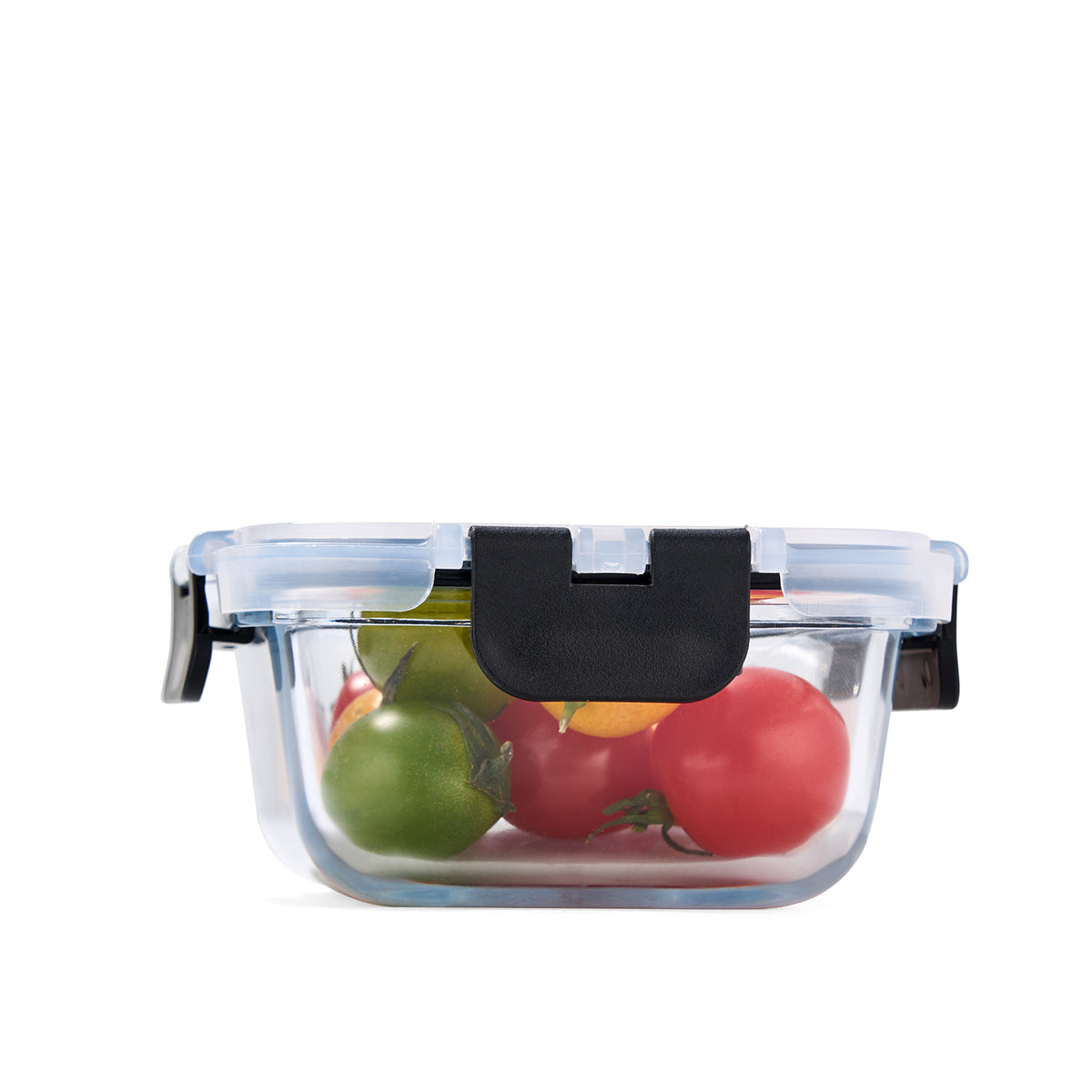 Bardi 5-delige set glazen vershoudbakjes 1060ml - oven- magnetron- en vriezerbestendig, incl. 10 wondersponsen