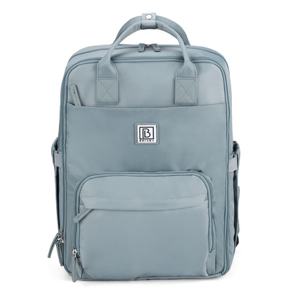 Brisby slijtvaste Luiertas – verzorgingstas – met buggymontage - Mist Blue