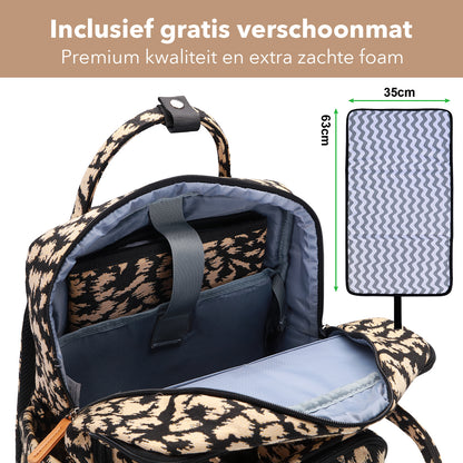 Brisby Luiertas Original - Leo - Kinderrugzak - 1.5L kinderlunchtas Giraffe