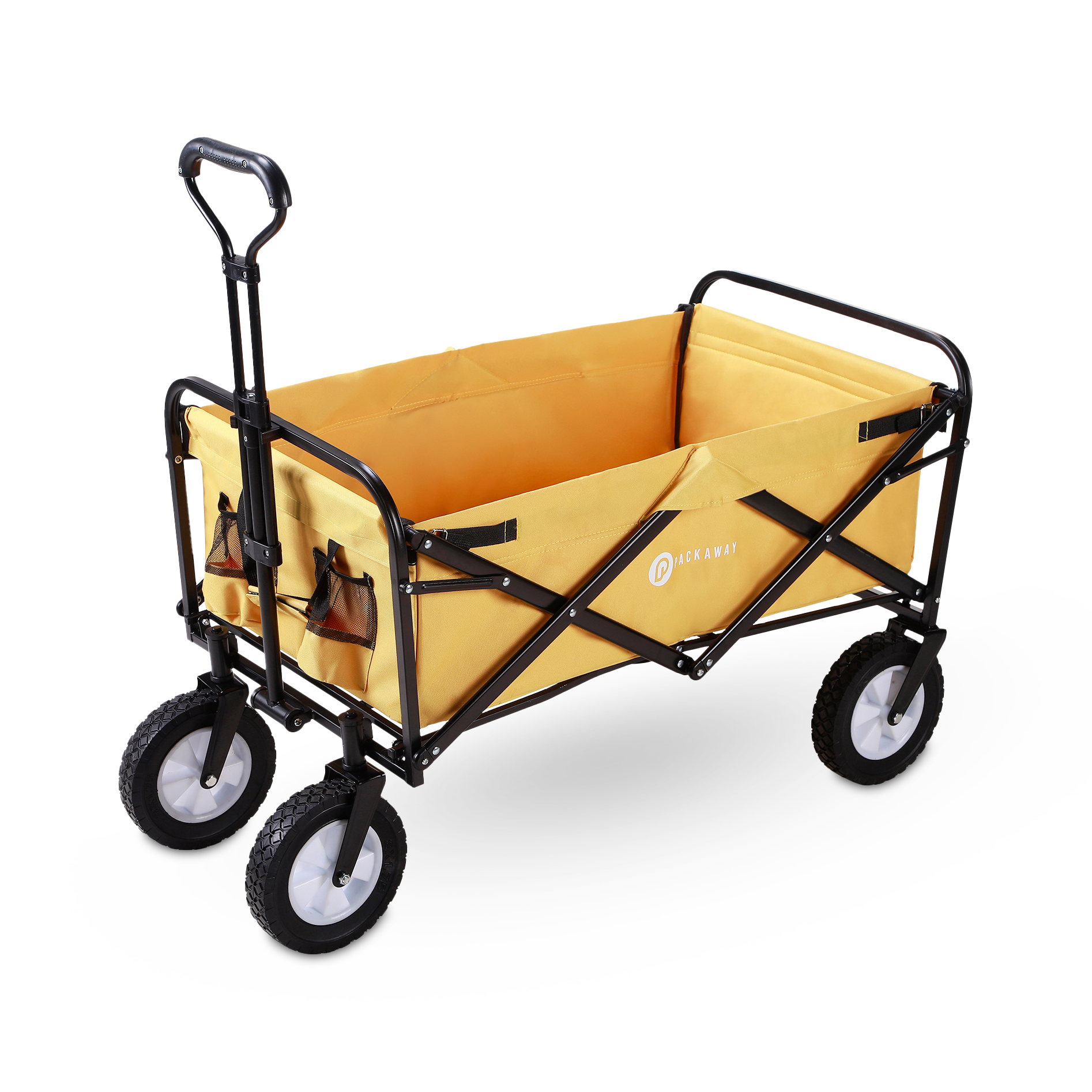 Packaway Bolderkar 70kg oker - opvouwbaar - wasbaar