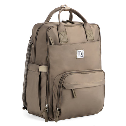 Brisby slijtvaste Luiertas – verzorgingstas – met buggymontage - Natural Greige