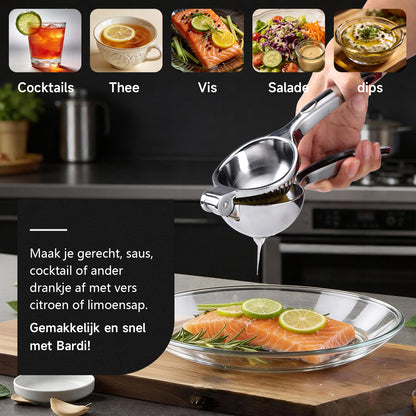 Bardi citruspers chroom - handpers - incl. gratis e-book