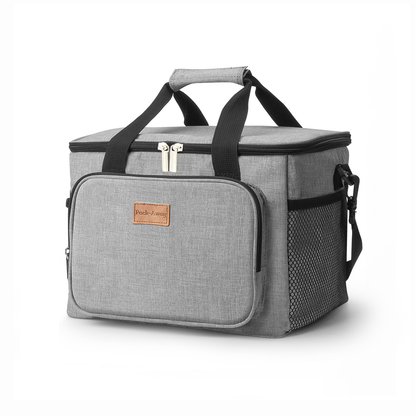 Packaway Koeltas 15L lichtgrijs - incl. 2 koelelementen, schouderband