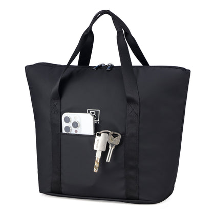 Brisby Koeltas Lunchtas 9L – 4-Laags Geïsoleerd – Inclusief 2 Koelelementen – Waterafstotend – Voor Werk, School & Onderweg - Zwart