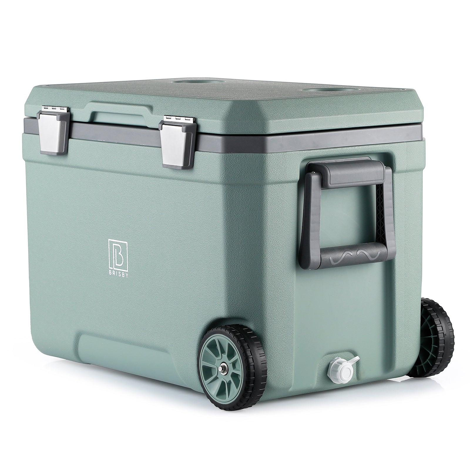 Cool box 45L green - 3 days insulation - 4 cooling elements - temperature-safe closure