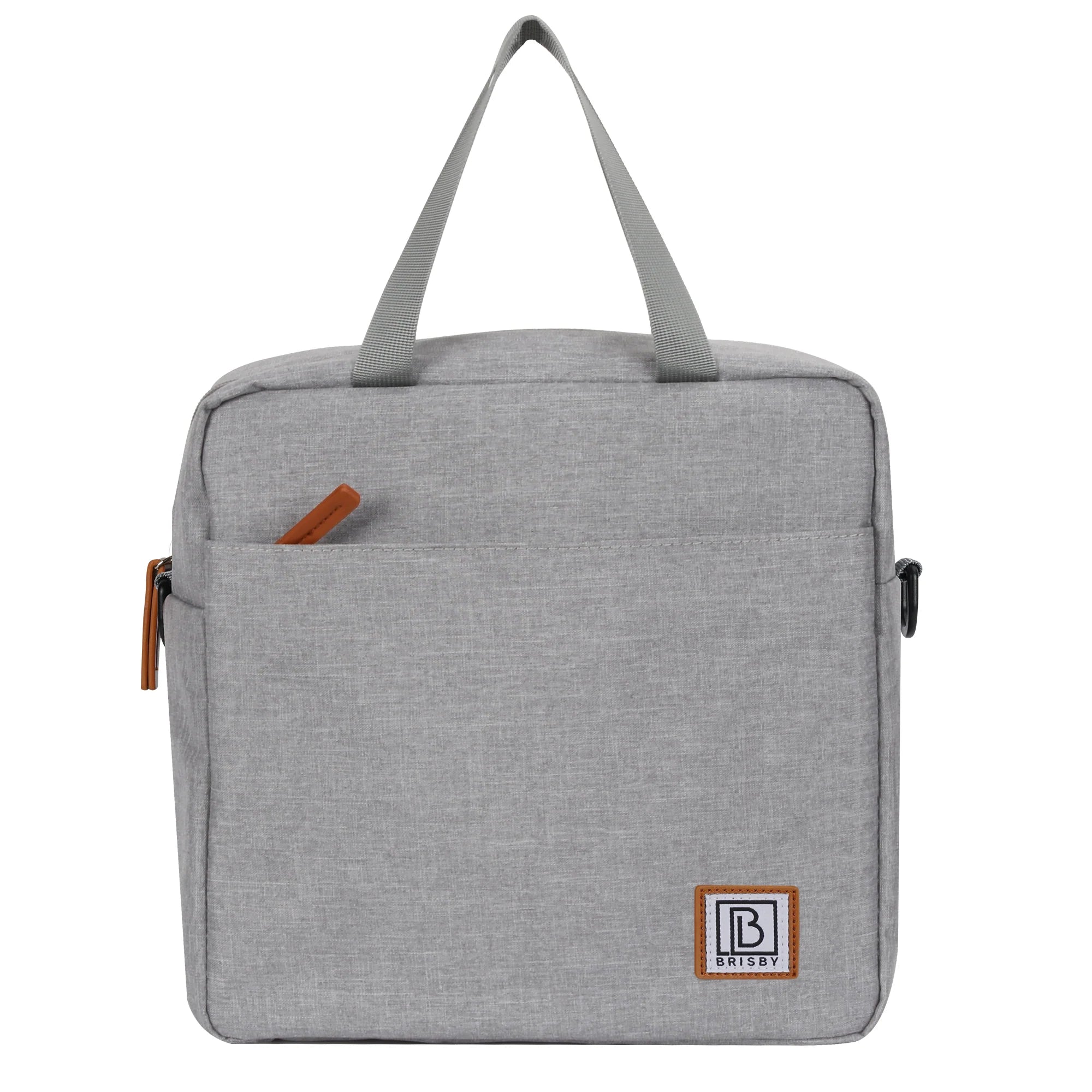 Cooler bag 7L light gray - Lunch bag - 4-layer insulated - 2 free cooling elements - incl. shoulder strap