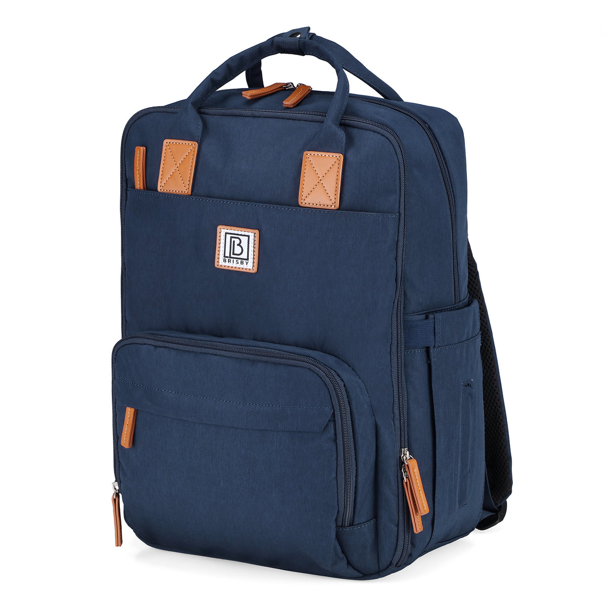 Brisby Luiertas Original - Blauw - Kinderrugzak - 1.5L kinderlunchtas Giraffe