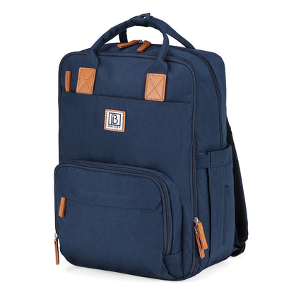 Brisby Luiertas Original - Blauw - Kinderrugzak - 1.5L kinderlunchtas Giraffe