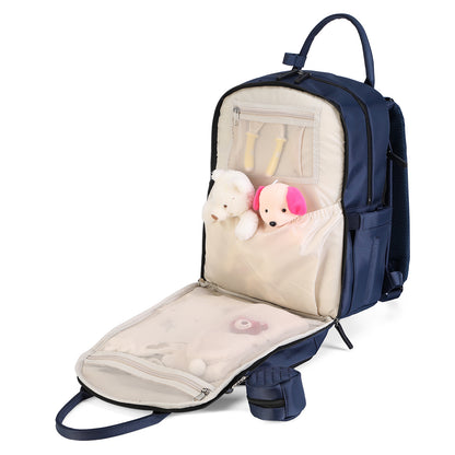 Brisby Premium Luiertas - Blauw - Kinderrugzak - 1.5L kinderlunchtas Leeuw