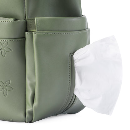 Venezia weekend bag green - shoulder bag - travel bag - hand luggage - hard-wearing - incl. hanging hooks - PU leather