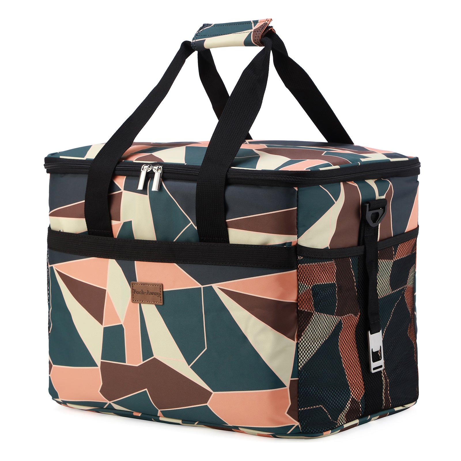 Packaway Koeltas 30L abstract colours - incl. 4 koelelementen, draagband