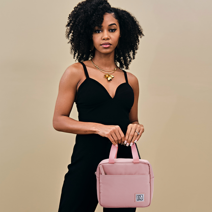 Brisby Koeltas 4L smooth pink - incl. koelelement