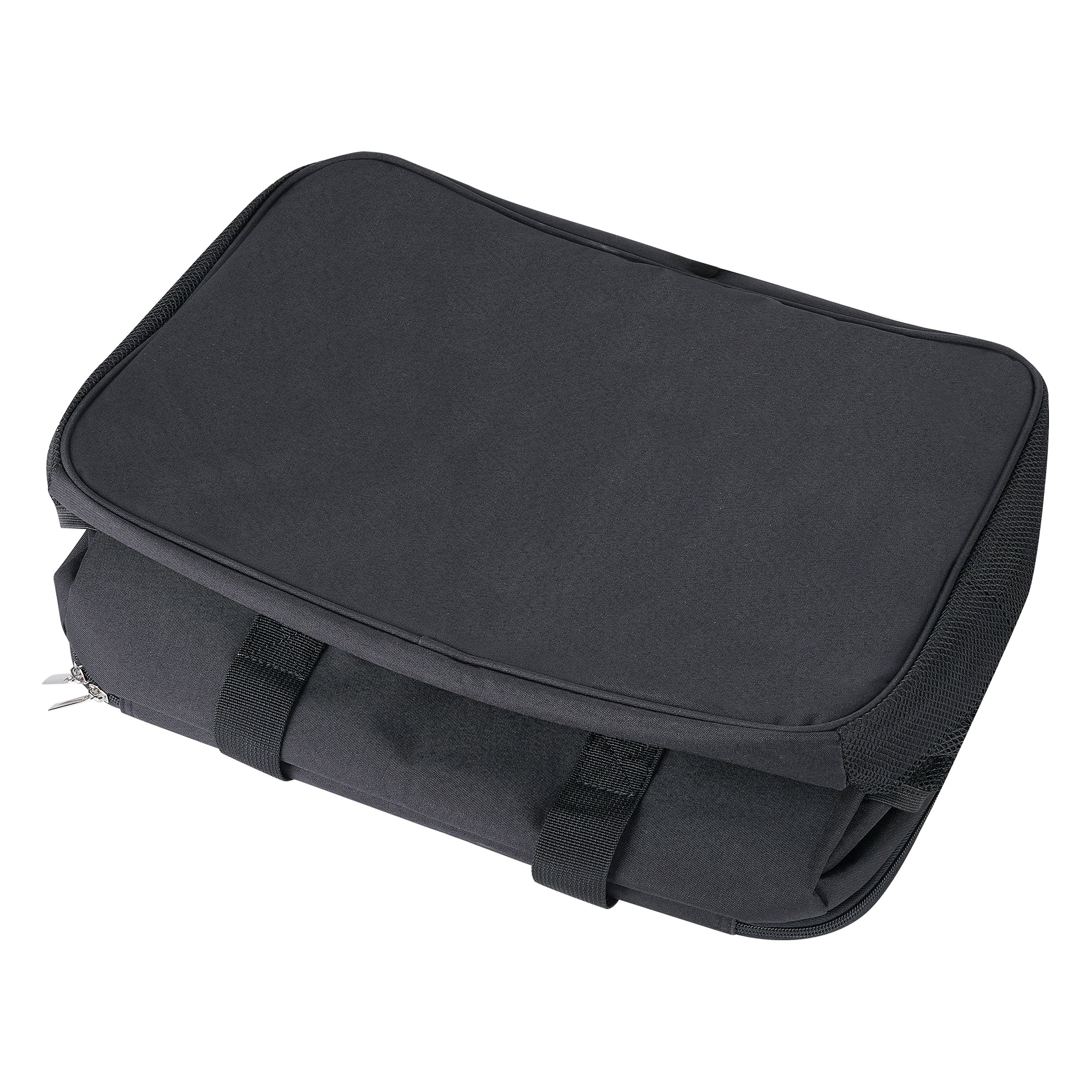 Koeltas 40L met divider zwart - lunchtas - opvouwbaar - 4-laags geïsoleerd - incl. 6 gratis koelelementen en draagband