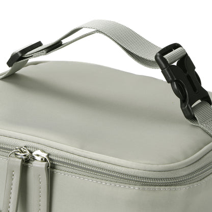 Brisby Koeltas 12 Liter – Lunchtas voor Werk & Onderweg – 2 Geïsoleerde Vakken – Inclusief 2 Koelelementen – Tot 10 Uur Koel - Sage Green