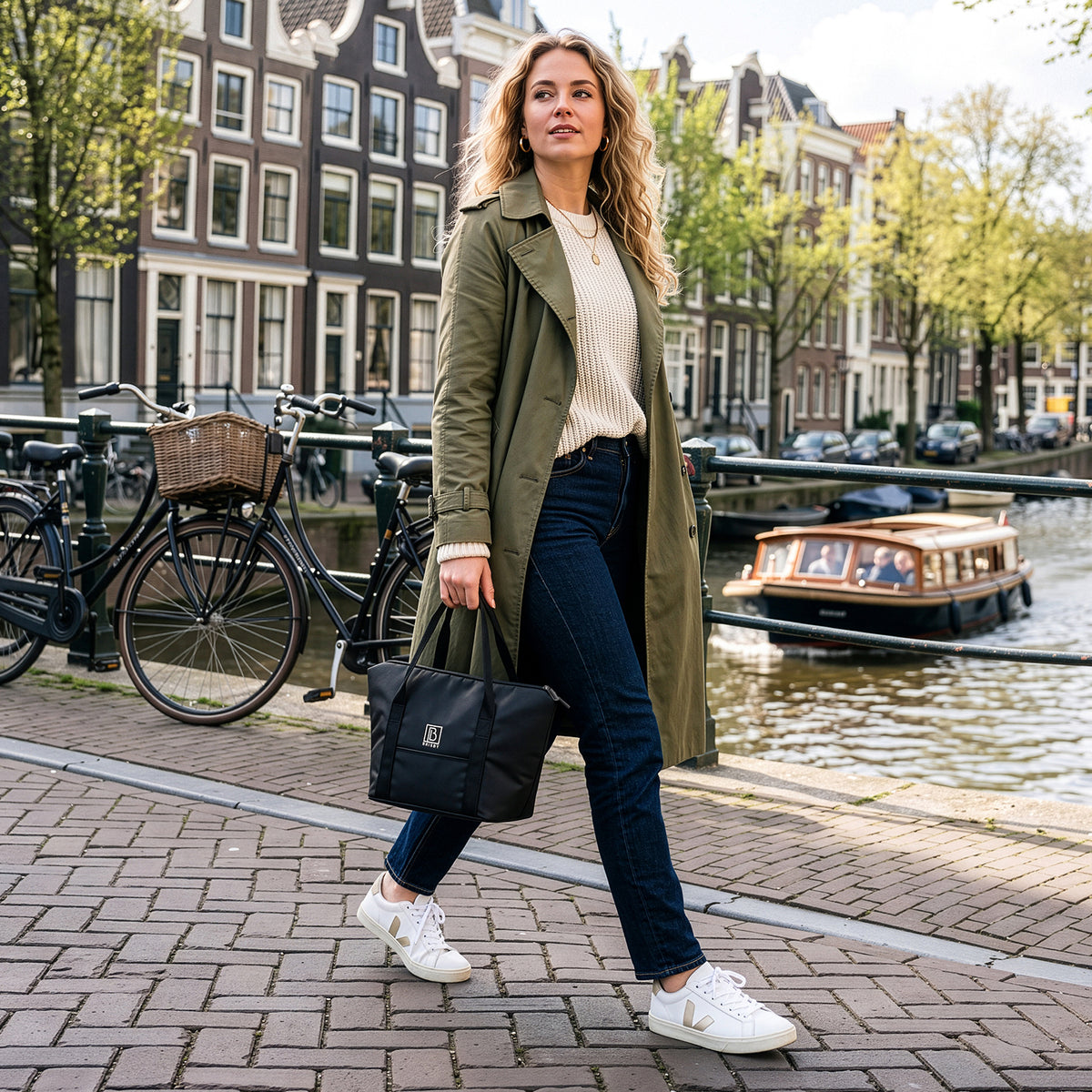 Brisby Koeltas Lunchtas 6L – 4-Laags Geïsoleerd – Inclusief 2 Koelelementen – Waterafstotend – Voor Werk, School & Onderweg – Zwart