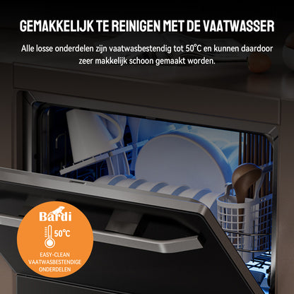 Bardi Slushmachine grijs met set cups Blok