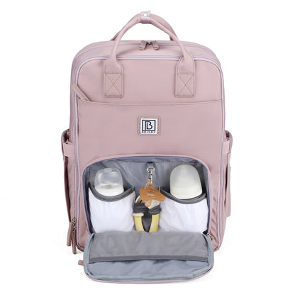 Brisby slijtvaste Luiertas – verzorgingstas – met buggymontage - Calm Lila