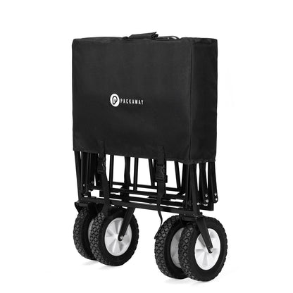 Packaway Bolderkar 70kg zwart - opvouwbaar - wasbaar