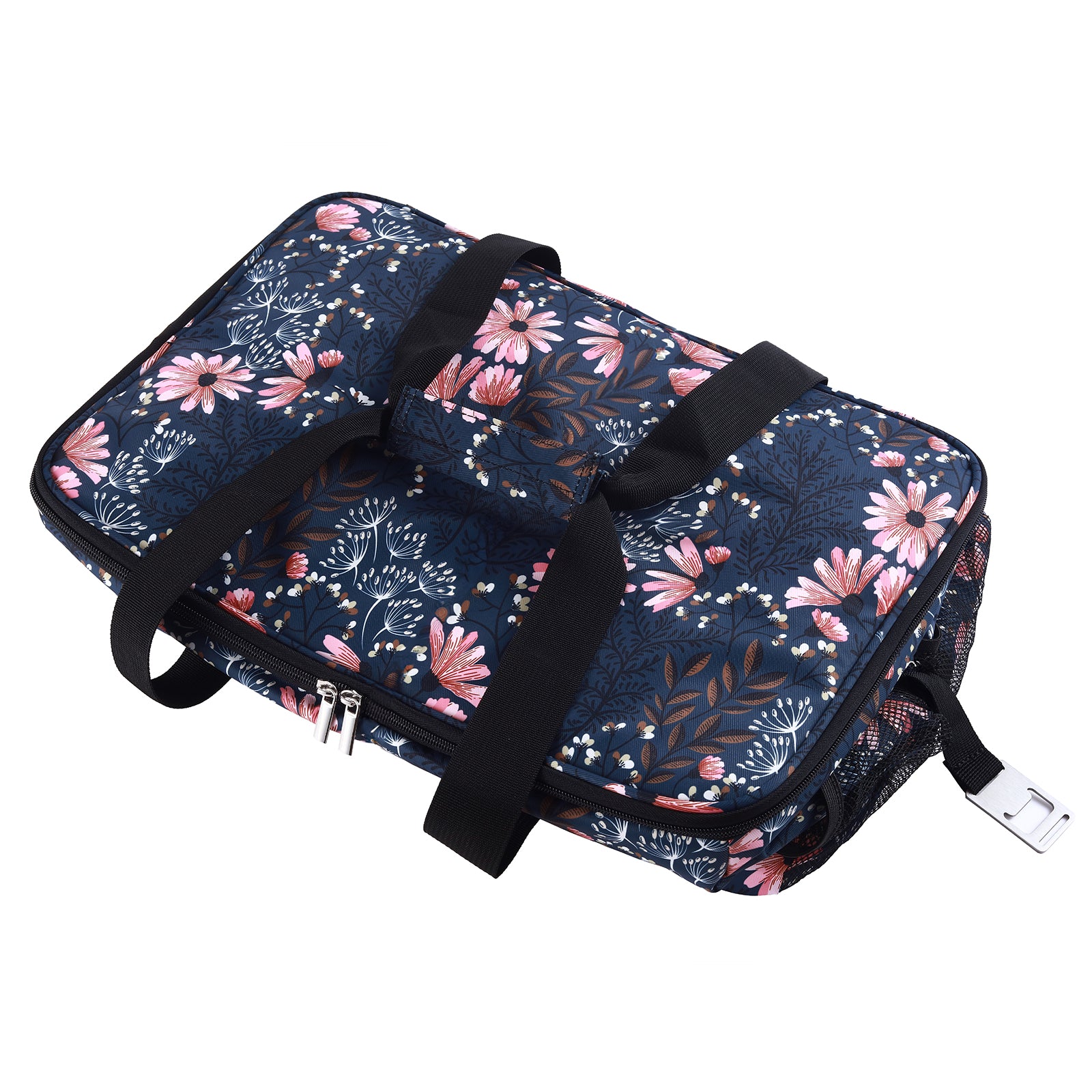 Koeltas 40L japanese flower - lunchtas - opvouwbaar - 4-laags geïsoleerd - incl. 6 gratis koelelementen en draagband