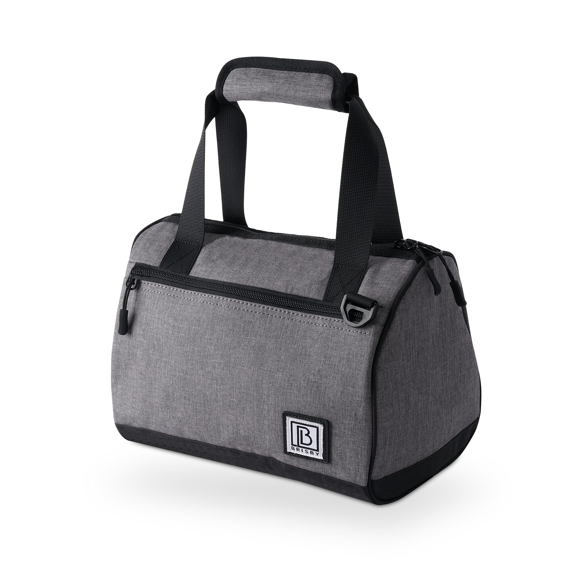 Cooler bag 10L dark gray - Lunch bag - 4-layer insulated - 2 free cooling elements - incl. shoulder strap
