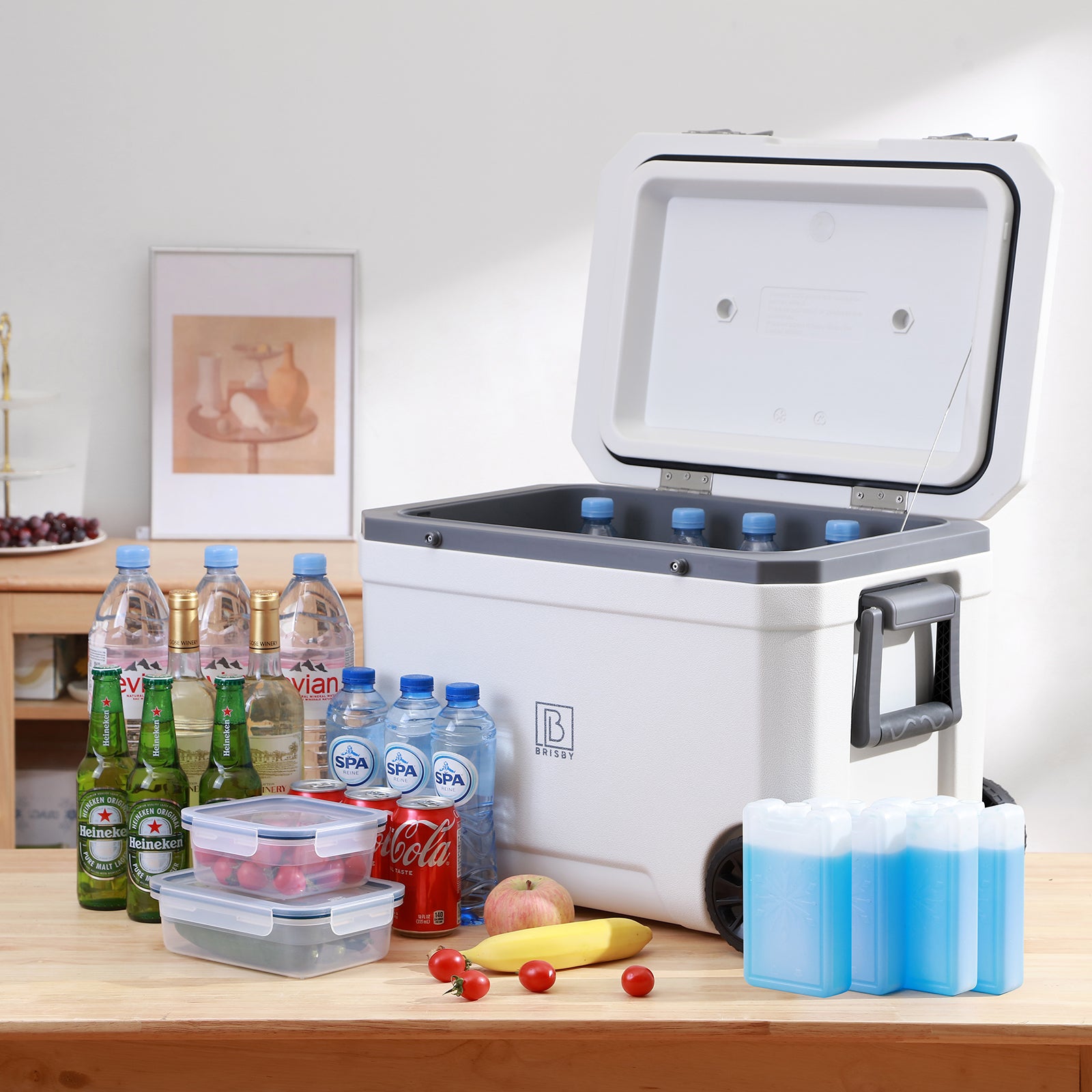 Brisby Koelbox 45L wit - incl. 4 koelelementen