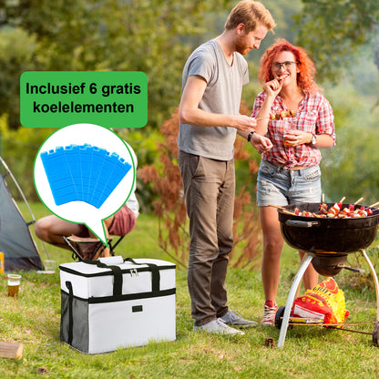 Packaway Koeltas 30L wit - incl. 4 koelelementen, draagband