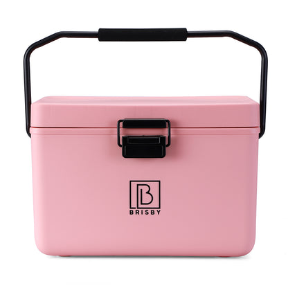 Koelbox 12L met handvat roze - dividers - snijplanken - tot maximaal 40 uur isolatie - incl. 2 koelelementen van 200ml